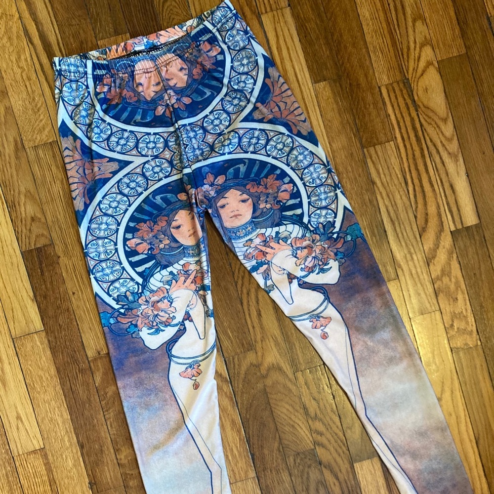 Cathedral Print Layering Legging